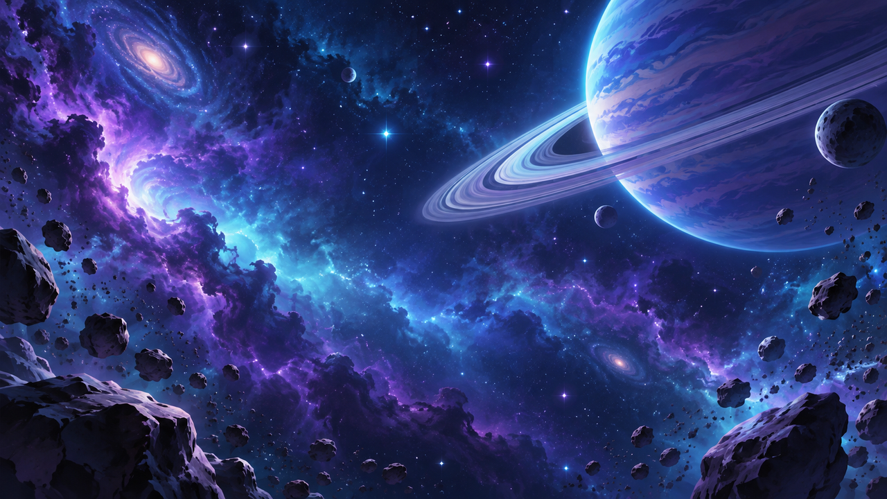 惑星と星雲(宇宙)